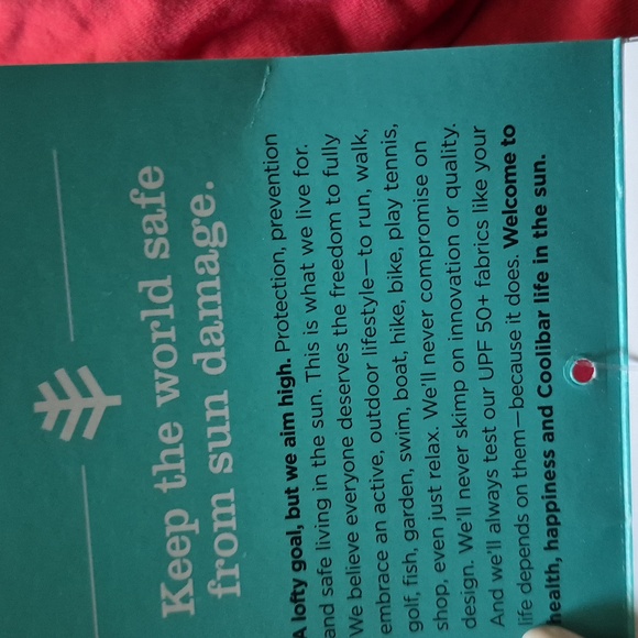 Coolibar Hooded Swim Coverup Dress Radiant Coral Sz.M NWT - Picture 8 of 13